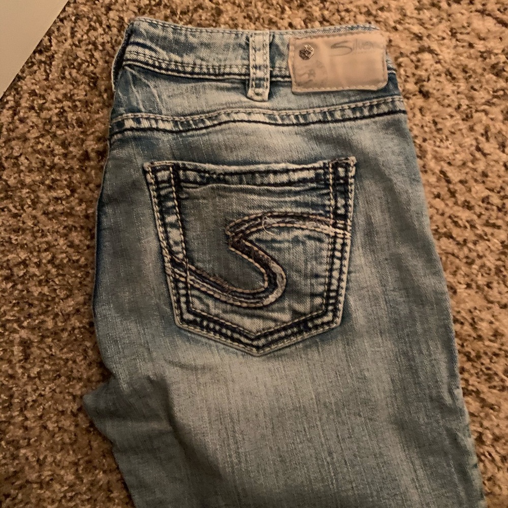 Silver jeans